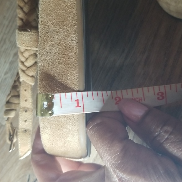 Gia Borghini By Rhw Suede T Strap Womens Tan Between The Toe Sandals Size 9 - Picture 13 of 16